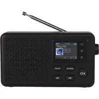 Denver DAB-57 bärbar DAB+/FM-radio med Bluetooth och färgdisplay