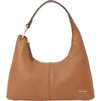 Calvin Klein Axelremsväska 'Slouchy Shoulder' konjak