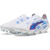 Puma Ultra 6 Ultimate Fg Christian Pulisic X Kidsuper - White/pink Lilac/dusky Blue Limited Edition - Gräs (Fg), storlek 46