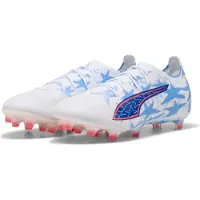 Puma Ultra 6 Match Fg/ag Christian Pulisic X Kidsuper - White/pink Lilac/dusky Blue Limited Edition, storlek 43