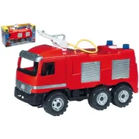 Lena GIGA TRUCKS Fyra lastbilar, Lastbil, Fyra lastbilar, 3 år, Plast, Svart, Röd
