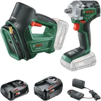 Bosch DIY - SLAGNØGLE 18V PUMPE STARTERSÆT 2&4AH