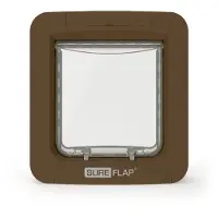 Sureflap Mikrochip Pet door Husdjurslucka Brun 1 st