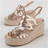Montevita Sandalia De Cuña Para Mujer. Salia2 102918 41 gyllene