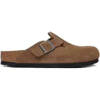 Birkenstock Boston Suede Leather Smala Sandaler