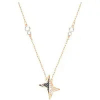 Swarovski Halv Asymmetrisk Stjärna Hänge Halsband Dam halsband Roséguld 5347218 Box (Random Color)