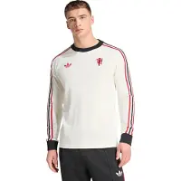 Adidas Originals Manchester United FC OG Long Sleeve T-Shirt, vit