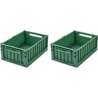 Liewood Förvaringslåda - 2-pack - Weston - Medium+ - Dusty Murgr - - One Size - Förvaringslåda