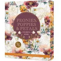 Peonies, Poppies & Petals Coloring Book