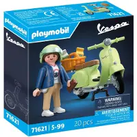 Playmobil 1969 Vespa 150 Sprint Veloce. Ljusgrön