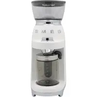 Smeg kaffekvarn CGF03WHEU, 15 malningsgrader, 240 g bönbehållare, 150 W