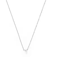 Luxenter Halsband silverfinish - Alfabetet silver