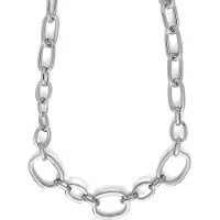 Luxenter Halsband - - Danli - Rodiumplätering - Metall - Grå