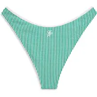 Tommy Hilfiger Essential Seersucker High Cut Cheeky Bikini Bottoms