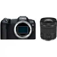 Canon EOS R8 + RF 24-105mm F4-7.1 IS STM, 24,2 MP, 6000 x 4000 pixlar, CMOS, 4K Ultra HD, Pekskärm, Svart