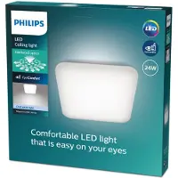 Philips Mauve 24w 3000 Lumens 4000k 43 X 43 X 7.5 Cm Utanpåliggande Led-downlight