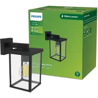 Philips Bellini 8720169266377 Utomhusväggbelysning LED E27 Svart