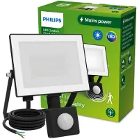 Philips Lois 929004642301 LED-utomhusspotlight med rörelsedetektor 20 W Ljusfärg: Kallvit