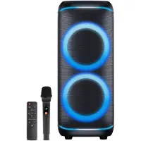Denver BPS-470 Partyhögtalare med mikrofon och fjärrkontroll / 200 W RMS / Bluetooth-högtalare