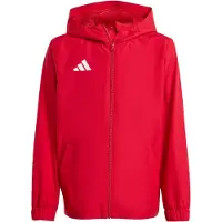 Adidas Jacka All Weather Entrada 26 - Röd/Vit Barn, storlek 140 cm