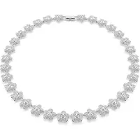 Swarovski Halsband silver / transparent