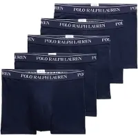 Ralph Lauren för män. 714864292009 Pack med 5 boxerkalsonger i elastisk bomull marinblå (XXL), Hemkläder, Marino