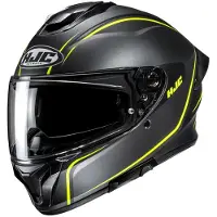 HJC C71 Quez MC3HSF Integralhjälm Matt/Svart/Gul 2XL Unisex sort