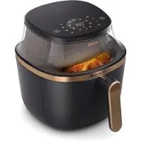 Philips Ny! varmluftspanna, 1400W, 4.2L, svart