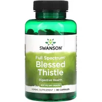 Swanson Health Fullspektrum, Mariatistel, 400 mg, 90 kapslar