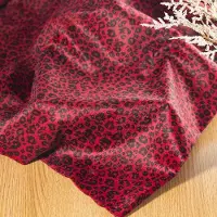 Walk Vogue 100x150 cm Leopard och tigerrandigt tyg Kort plysch djurtyg för DIY Doll Make Kläder Cosplay Handgjord docksömnad 100x150cm