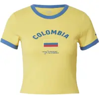 Levi's T-shirt 'Colombia Ringer Tee' azur / gul / röd / vit