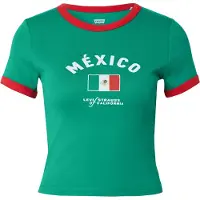 Levi's T-shirt 'Mexico Ringer Tee' grön / röd / vit