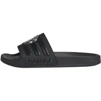 Adidas Pantolette 'ADILETTE' svart / vit