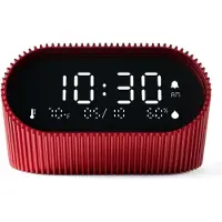 Lexon Ray Clock LR155SR3 Sanguine Red