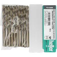 Heller 21331 8 HSS Metall-spiralborr 9 mm Total längd 125 mm Cobalt DIN 338 Cylinderskaft 10 st