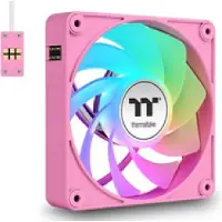 Thermaltake CT120 EX Reverse ARGB Sync PC Cooling Fan Pink 3 Pack Chassi-fläkt Rosa (B x H x D) 120 x 120 x 25 mm