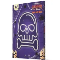 TelForceOne sticklampa för vägguttag Neon PLEXI LED SKALLE MED BEN vit FPNE18 Forever Light
