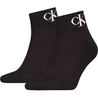 Calvin Klein 2 Pack Soft Cotton Stretch Ankle Socks