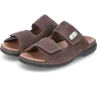 Rieker Pantolette mörkbrun / silver