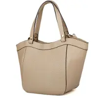 Giulia Axelväska Grå Beige