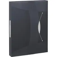 Esselte - Boxfil - för A4 (210 x 297 mm) - kapacitet: 350 ark - transparent, intensivsvart