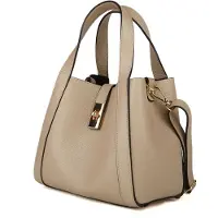 Giulia Axelväska Grå Beige