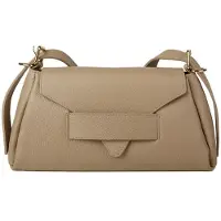 Giulia Axelväska Grå Beige