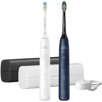 Philips Sonicare 5500 – Soniskt tandborsteset HX7119/01, Vit, Blå-Svart
