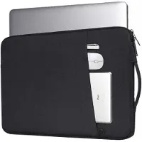 INF Laptopfodral 14.1 tum/15.4 tum canvas Black
