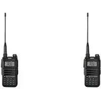 Semoic 2X UV-4R DMR Radio Digital Walkie Talkie Dual Mode Analog Tvåvägsradio Dual Slot Ham Radio 1024 Kanaler EU-Kontakt