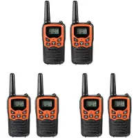 Semoic 6St Handhållen Walkie Talkie Radio 22 Kanaler Set 10 Uhf 400-470 Mhz Dual Band Long Range Communication Transceiver