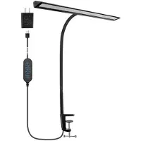 INF LED bordslampa med klämma 5 färglägen 5 ljusstyrkor
