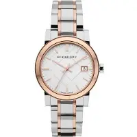 Burberry The City Watch Damsklocka Silver / Roséguld BU9105