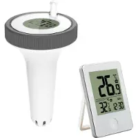 Semoic Trådlös digital pooltermometer för inomhus- och utomhusbruk som flyter